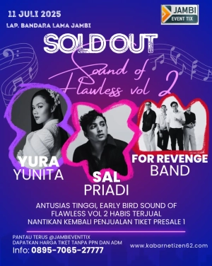 Konser For Revenge, Sal Priadi dan Yura Yunita di Jambi 2025