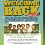 Comeback Peterpan Tinggal Menunggu Waktu, Dapat Sambutan dari Andmesh Kamaleng hingga Uan Kaisar