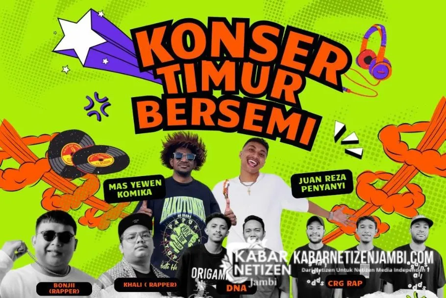 Pertama Kalinya Juan Reza Konser di Jambi Bersama Komika Mas Yewen